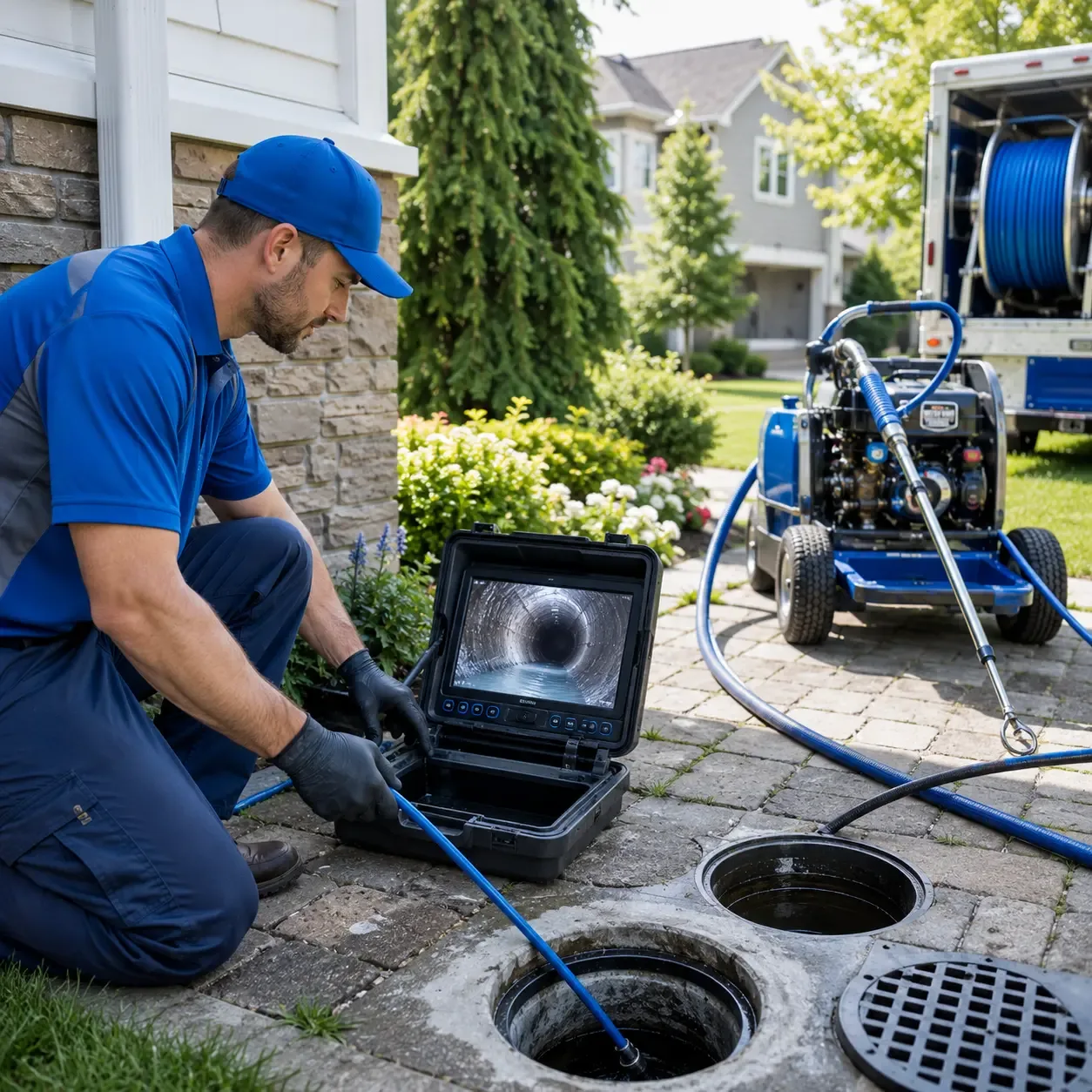 Outdoor drain cleaning professionals serving Steens, MS